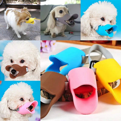 Silicone Duck Dog Muzzle - Bite & Bark Control