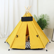 Cozy Pet Teepee Bed with Cushion