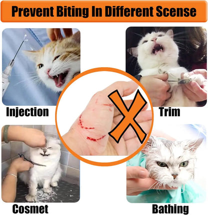 Transparentes Bade- und Nagelknipser-Zubehör für Katzen
