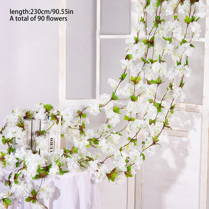 Silk Cherry Blossom Sakura Garland Home & Party Decoration