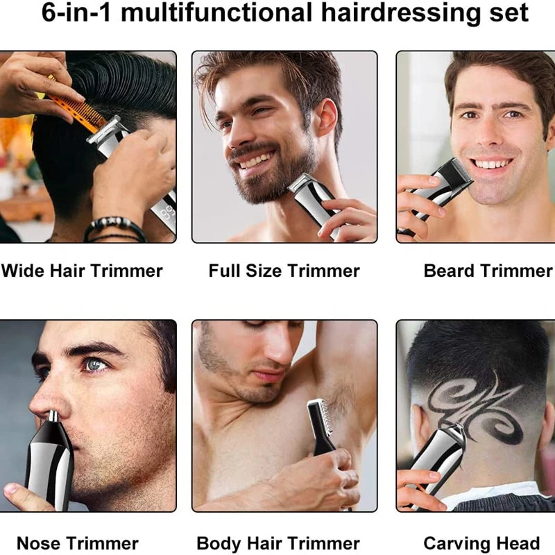11-in-1 Rechargeable Multi Hair Trimmer for Men