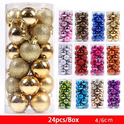 Christmas Balls Ornaments Festive Home Decoration Set