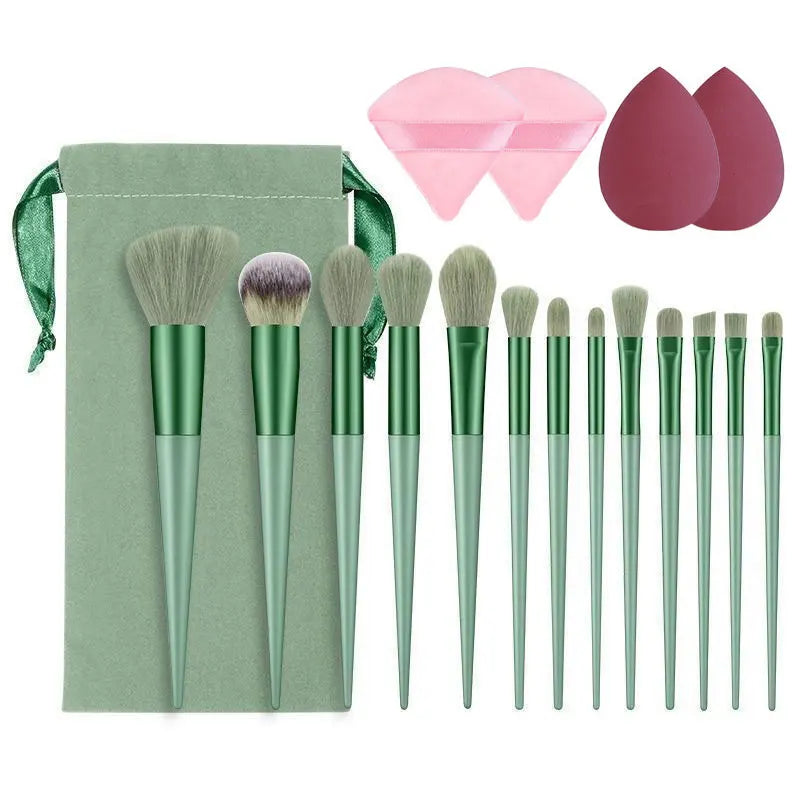 Ensemble de 13 pinceaux de maquillage doux et moelleux