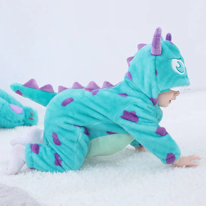 Baby Sully Blauer Onesie - Cartoon Kostüm