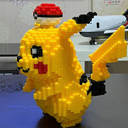 5210 Stück Pikachu Diamant-Mikroblöcke Modellspielzeug