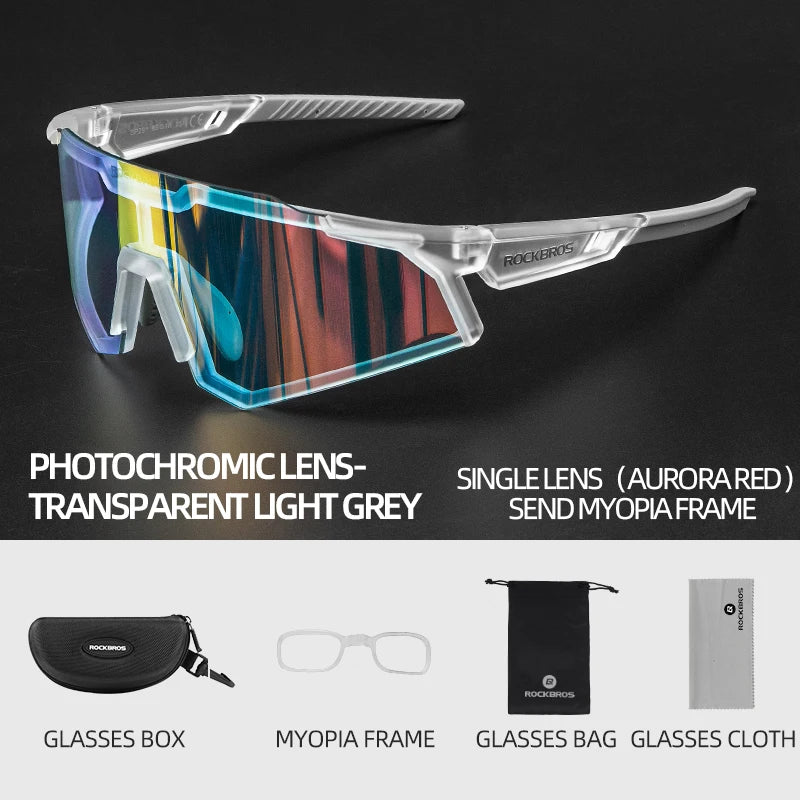 Polarized Photochromic Bike Glasses