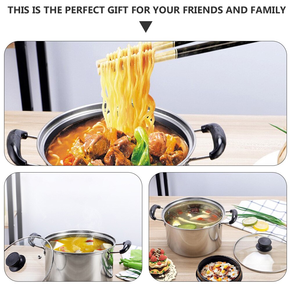 Stainless Steel Cookware Set with Lid