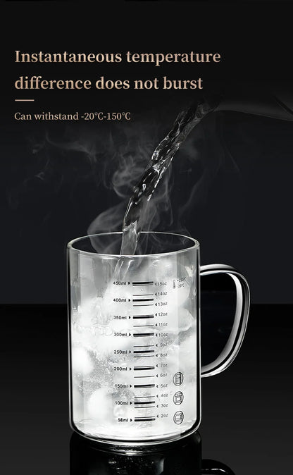 Gobelets doseurs borosilicatés multifonctions de qualité alimentaire