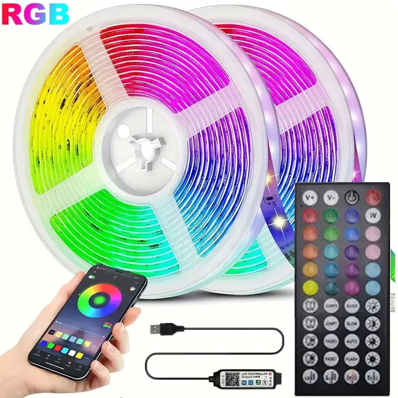 RGB 5050 LED-Lichtstreifen mit Bluetooth – WiFi-Fernbedienung