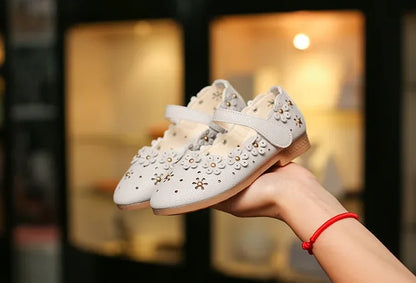 Flower Cut-Out Toddler Girl Flats