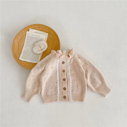 Autumn Baby Girl's Lace Cardigan