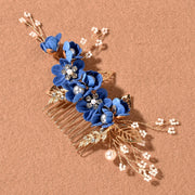 Flower Pearl Tiara & Wedding Hairpins