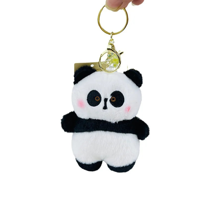 Jouet en peluche panda debout coloré