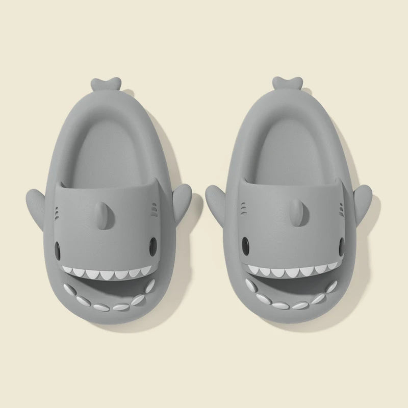 Shark-Hausschuhe, rutschfeste, einfarbige EVA-Schuhe