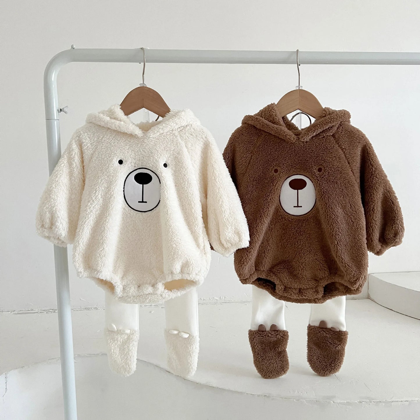 Teddy Bear Romper for Newborns