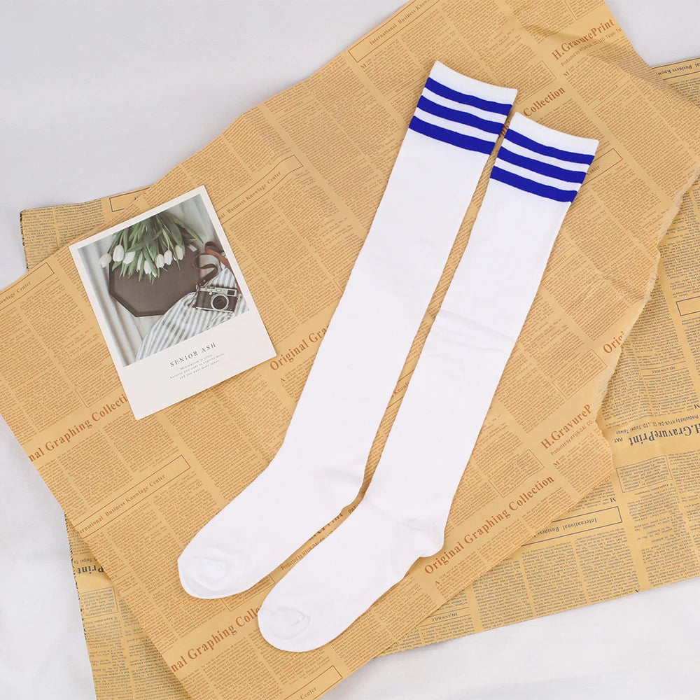 Bowknot Thigh-High Opaque Stretchy Long Stockings