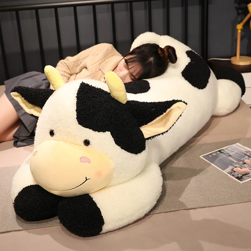 Cute 90cm/110cm Milk Cow Plush Toy