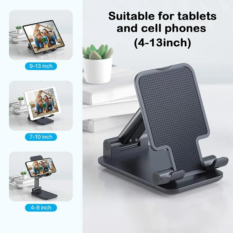 Support de téléphone portable de bureau réglable pour iPhone, iPad, Xiaomi