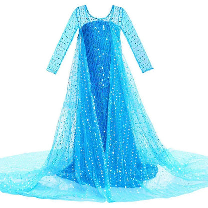 Cinderella Costume Kids Halloween Princess Party Dress