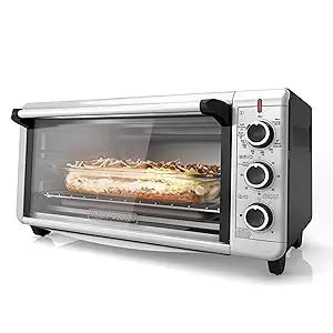 8-Slice Stainless Steel Toaster Oven