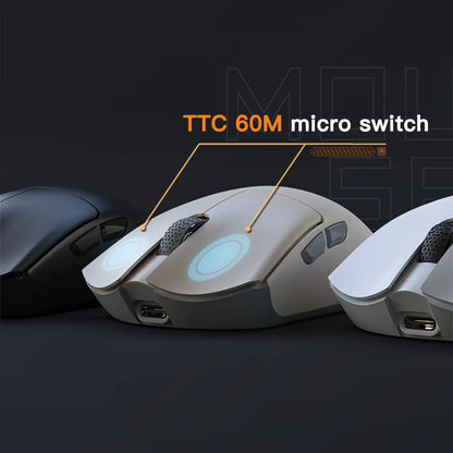Kabellose Gaming-Maus mit TTC-Mikroschalter
