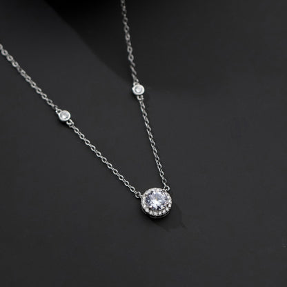 Sparkling CZ Pendant Necklace