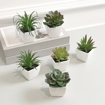 Simulated Succulent Pot Plants for Home Decoration