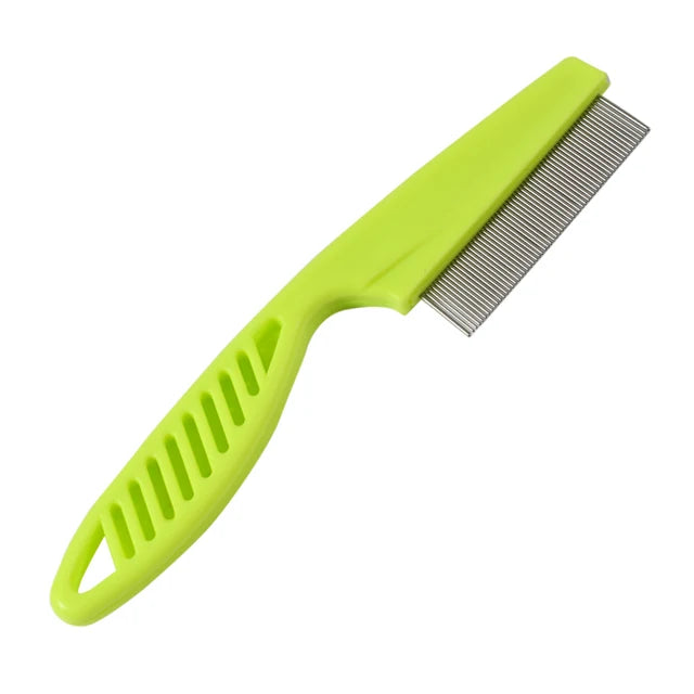 Pet Grooming Brush & Flea Comb Set