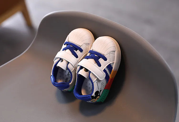 Chaussures décontractées blanches pour bébé garçon fille