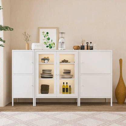 Elegant White Entryway Cabinet