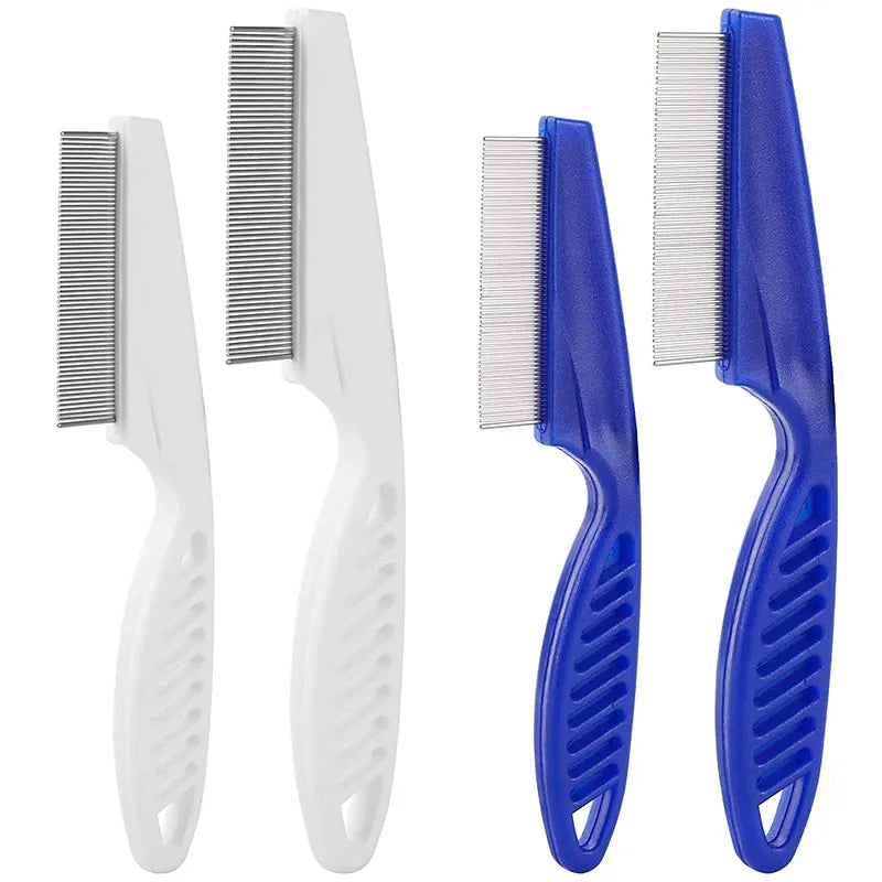 Pet Grooming Brush & Flea Comb Set