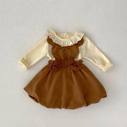 Autumn Baby Fashion Cuttlefish Ruffle Set