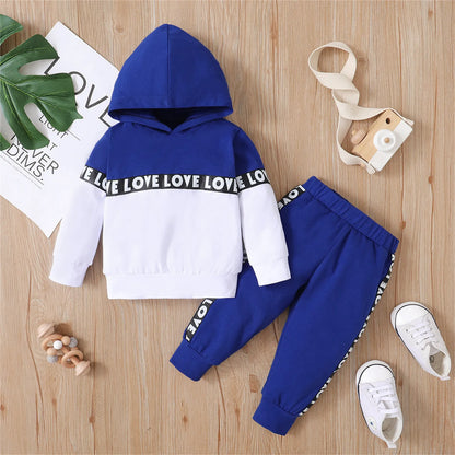 Cute Baby Spring/Autumn Sports Suit with Hat