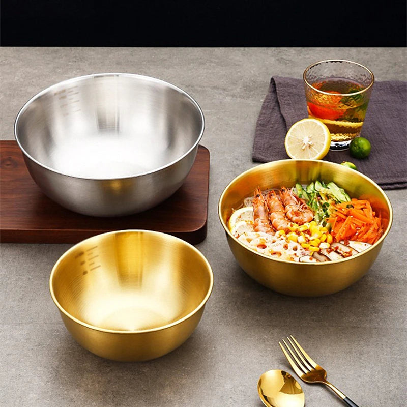 Stainless Steel Salad & Soup Bowls