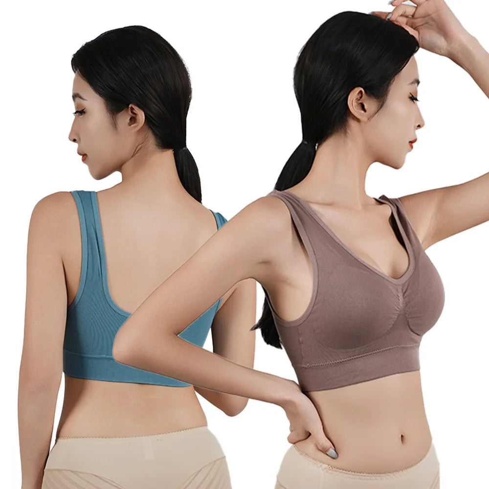Women's Shockproof Double Layer Yoga Sports Bra Underwear
