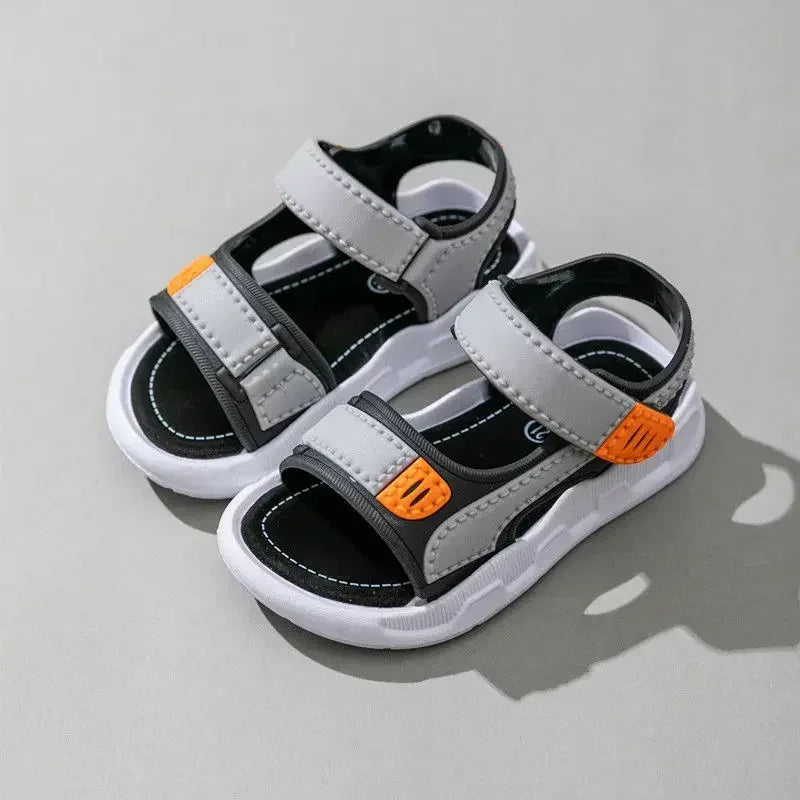 Kinder-Sommer-Jungen-Ledersandalen