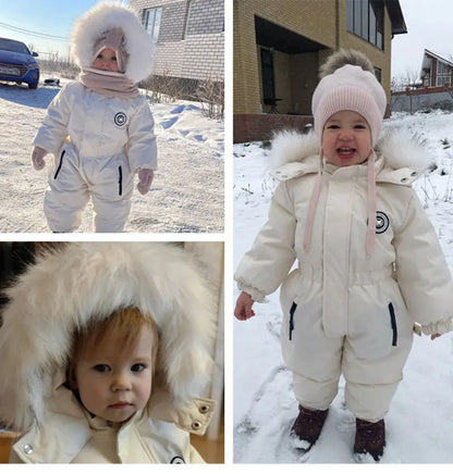 Ensemble d'habits de neige d'hiver douillet pour bébé