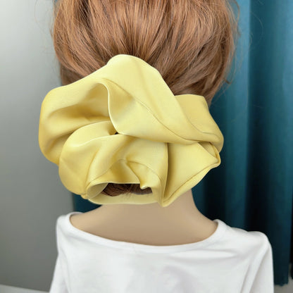 Silk Scrunchies Hair Band Ponytail Holder Rubber Band Hair Elastic Ties