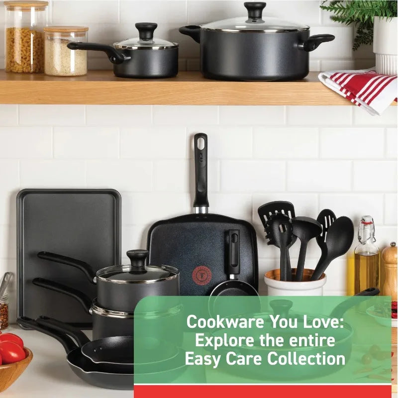 T-fal  Ceramic Nonstick Cookware Set