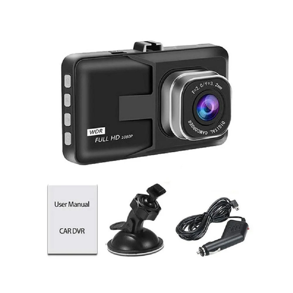 1080P HD Dash Cam with Loop Recording - Night Vision - 24H Parking Monitor