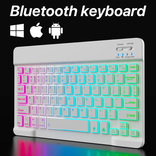 Ultra-Slim Backlit Tablet Keyboard