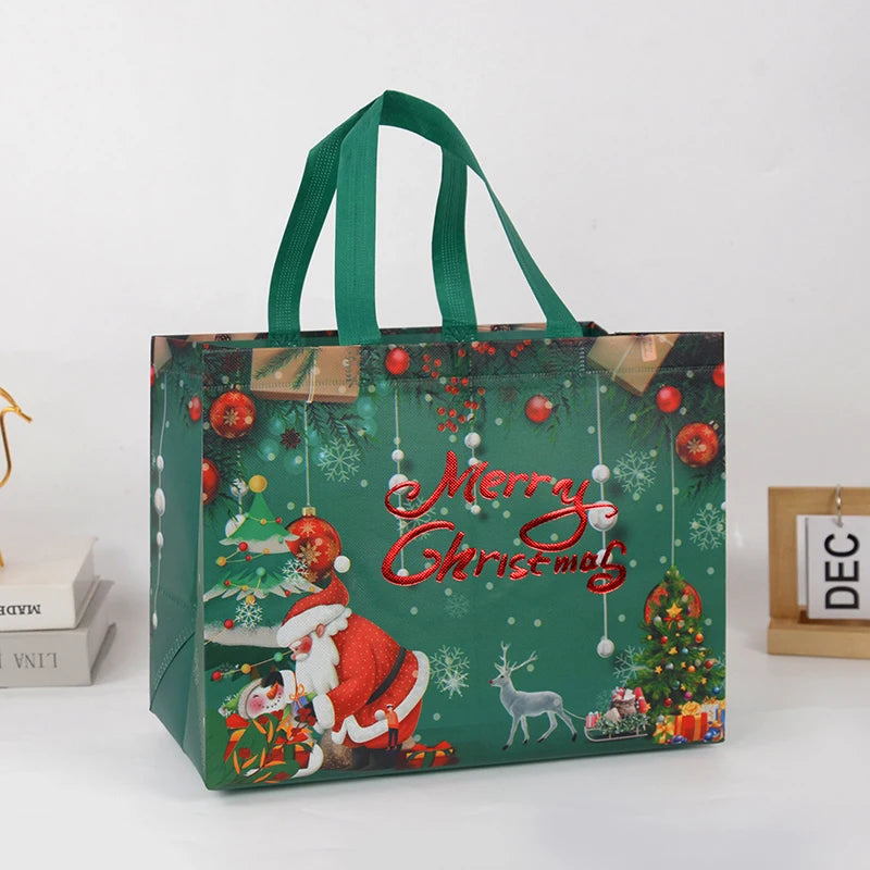 Kraft Christmas Gift Bags for Festive Packaging
