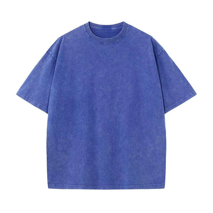 Sommerliches weißes Oversize-T-Shirt