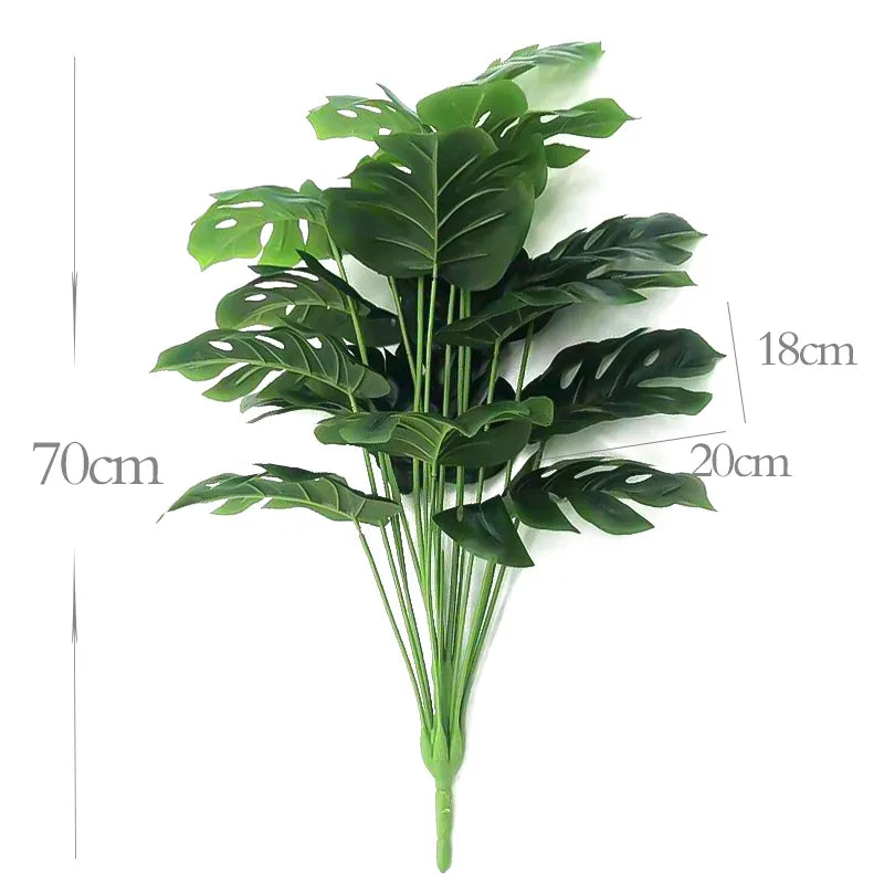 Large Artificial Monstera Palm Tree