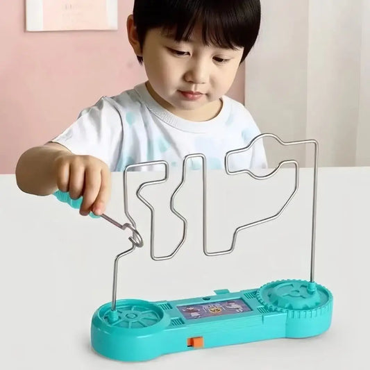 Electric Touch Maze Puzzle - Interactive Focus Training Game