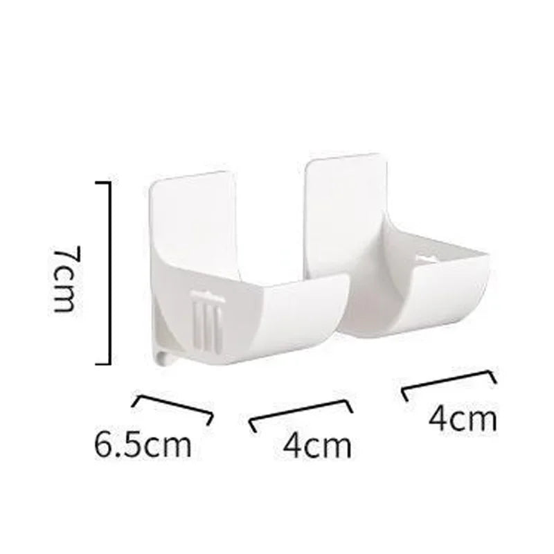 Wall-Mounted Plastic Bag & Film Roll Holder - Kitchen 4/2 Pcs Set