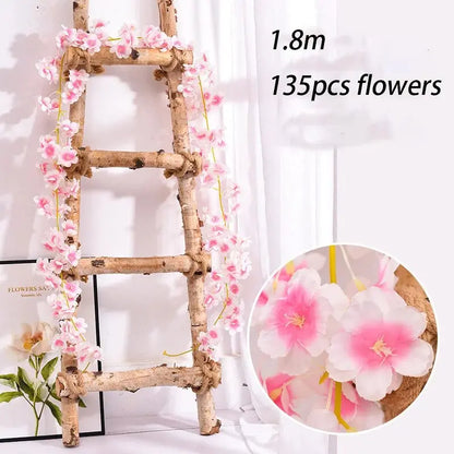 Silk Cherry Blossom Sakura Garland - Home & Party Decoration