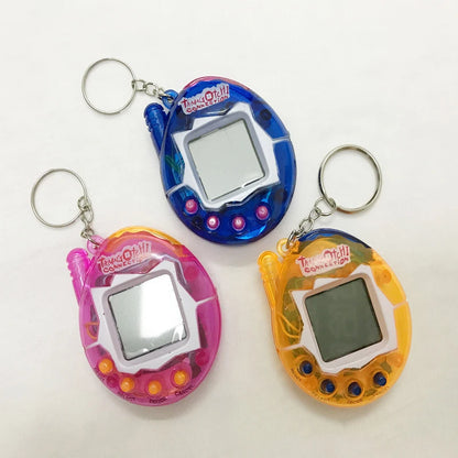 1PC Tamagotchi transparent - Cyber ​​Pet virtuel 168 en 1 - Jouet pixel nostalgique