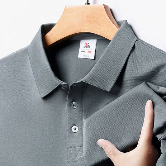 Men's Summer Breathable Short Sleeve Polo Shirt