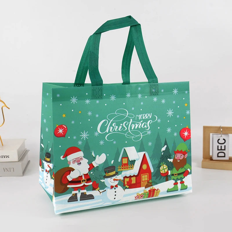 Kraft Christmas Gift Bags for Festive Packaging